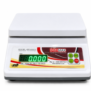 ZIT-20 Aqua ,  Capacity:- 10/20kg,   Accuracy:- 1/2g   Display:-Green   LoadCell:-  40kg, Body:- ABS  Pan Size:-190mmX250mm