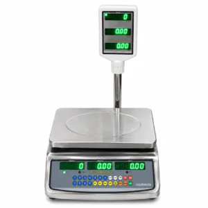 Model:-  ZIT 30 PRC Pole DIZIMAX PRC Plus Premium Digital weighing machine/ Price Computing Weight Scale, Rechargeable Battery, Backlight Dual LED Display, Use For Retail Shop, Commercial Purposes (Capacity 30kg* 5g) Pan size 11.5x9.5 inches (290mmx240mm)